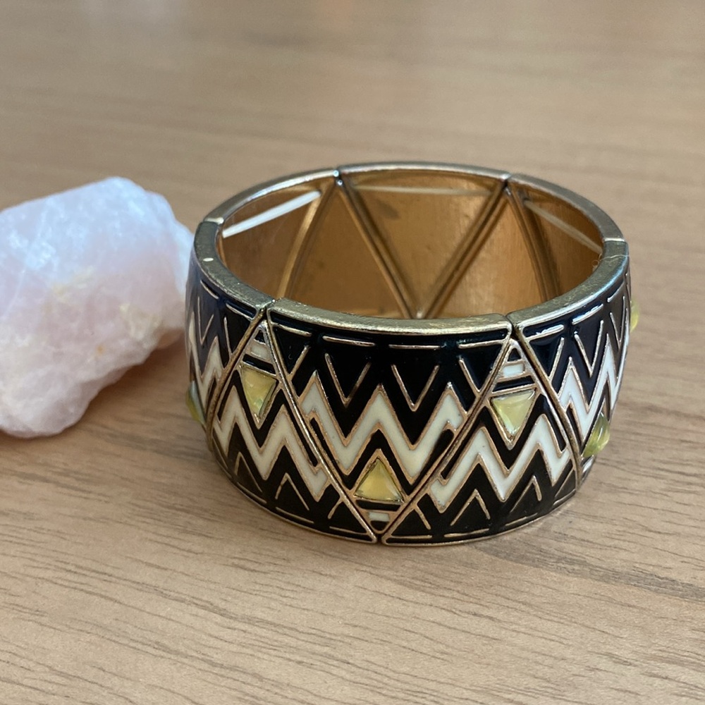 Enamel Bangle Cuff